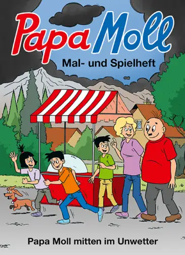 Papa Moll mitten im Unwetter cover photo